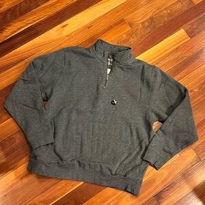 ⭐️ New L.L. Bean Cotton Fleece 1/4 Zip Pullover Large